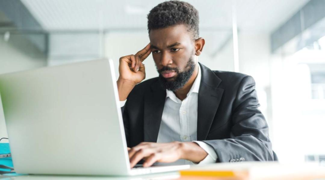 Early business planning session with charts and notes