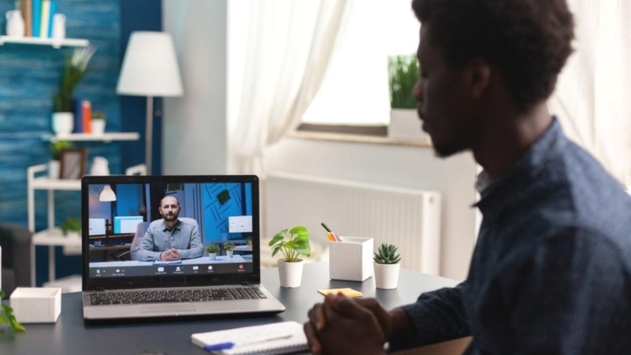 Modern office workspace with financial planning tools